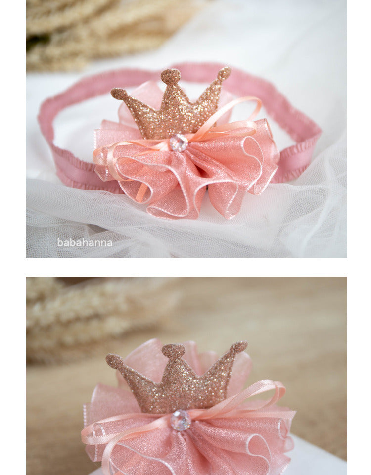 Girls Solid Color Bow Accessories Headwear