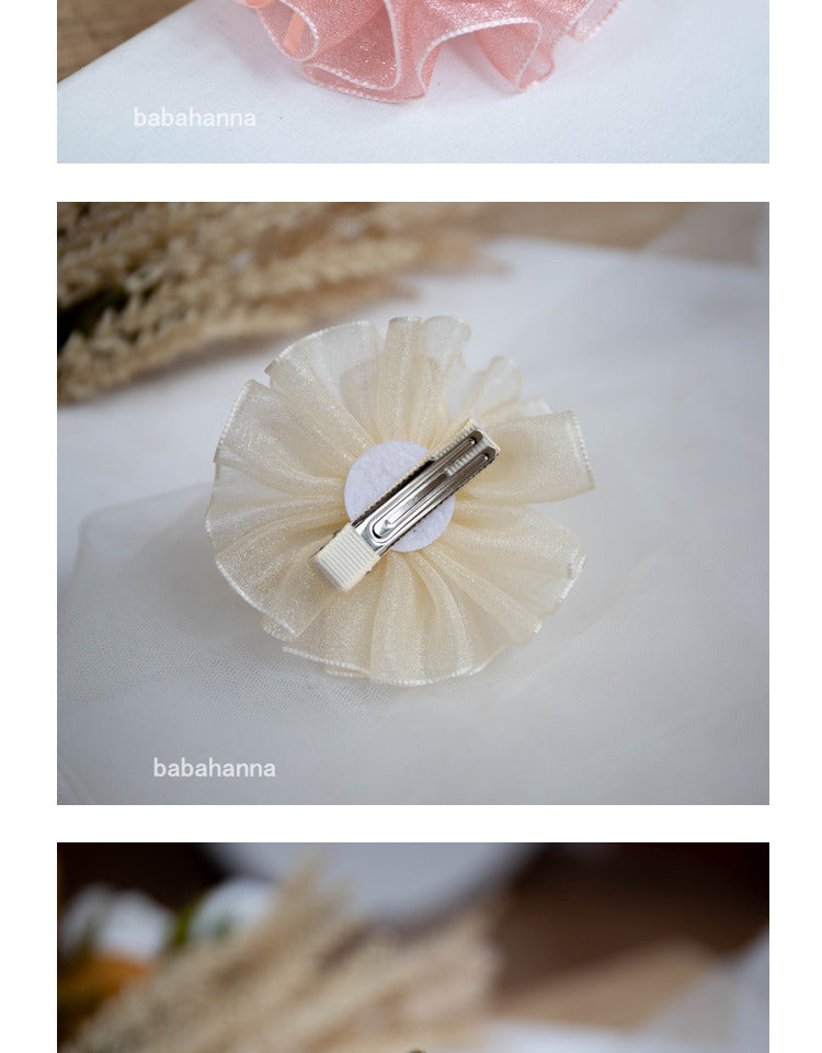 Girls Solid Color Bow Accessories Headwear