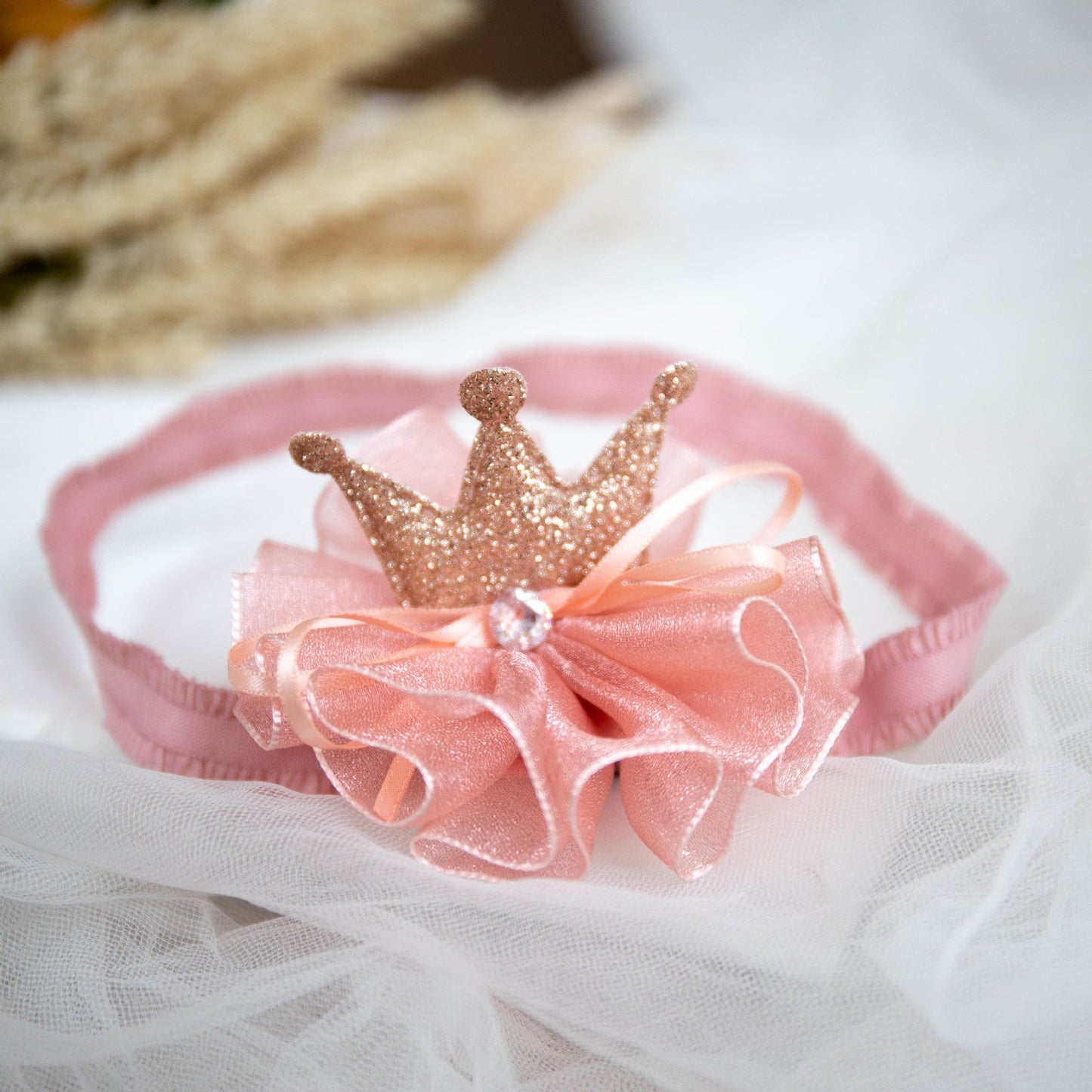 Girls Solid Color Bow Accessories Headwear