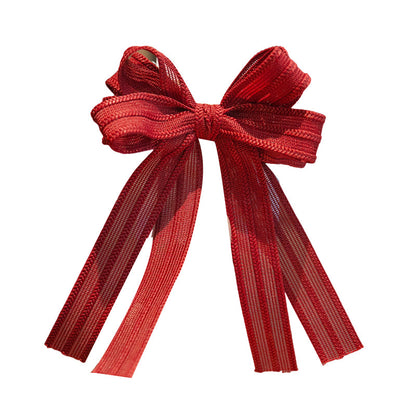 Girls Solid Color Bow Accessories Headwear
