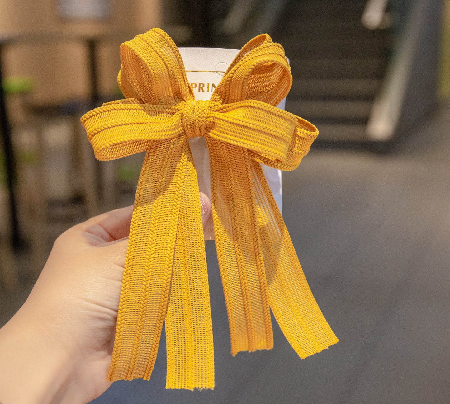 Girls Solid Color Bow Accessories Headwear