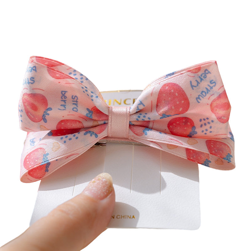Girls Letters Fruit Print Accessories Headwear