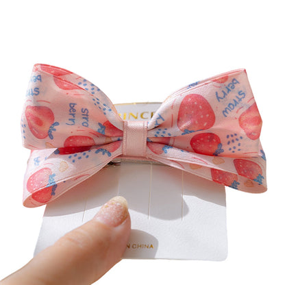 Girls Letters Fruit Print Accessories Headwear