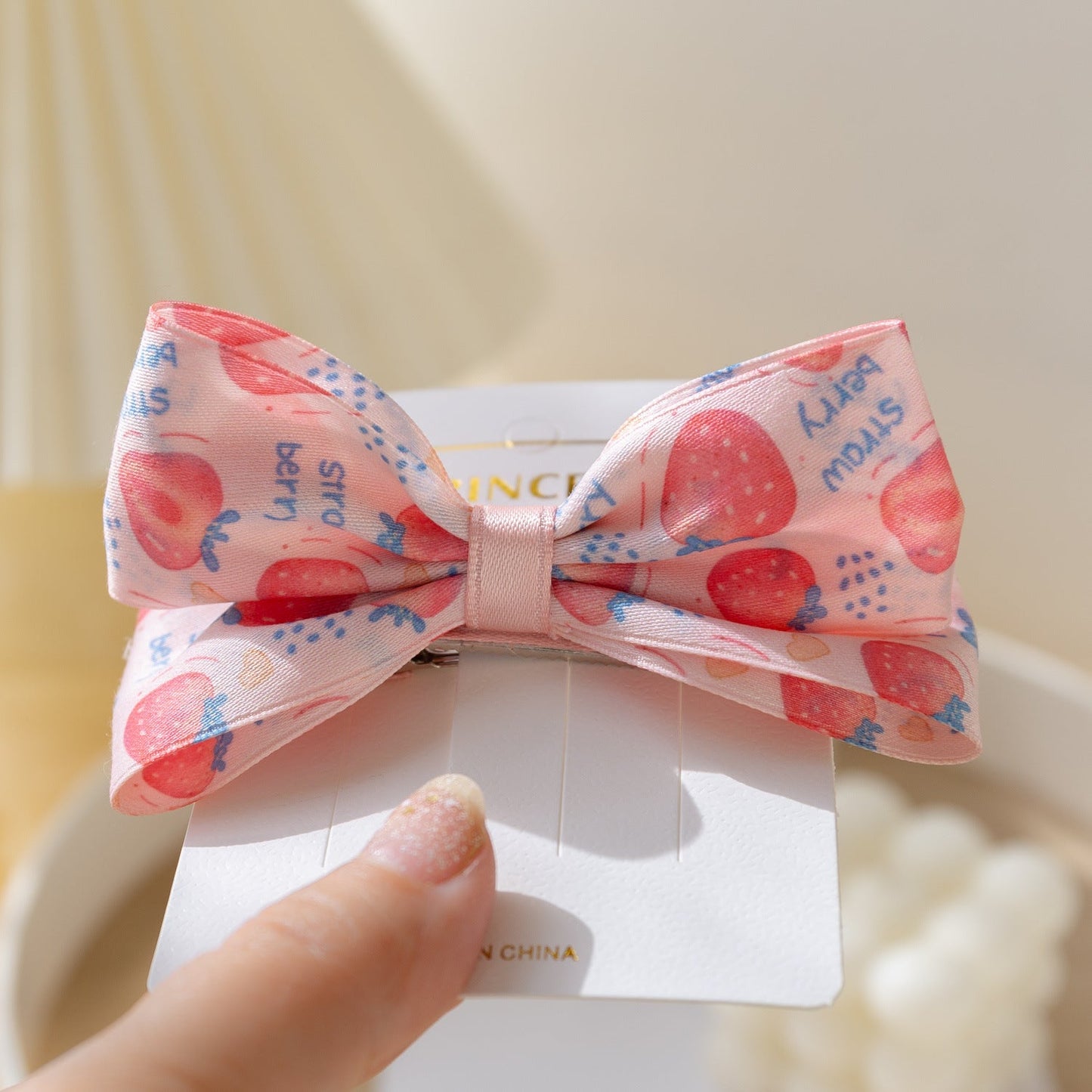Girls Letters Fruit Print Accessories Headwear
