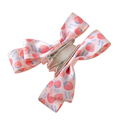 Girls Letters Fruit Print Accessories Headwear