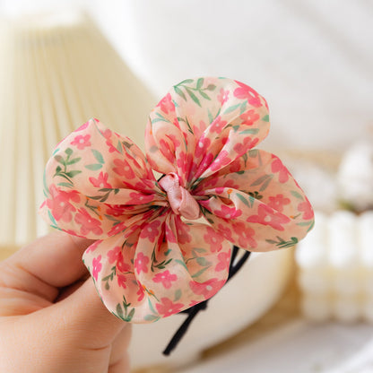 Girls Flower Print Accessories Headwear