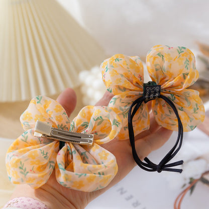 Girls Flower Print Accessories Headwear