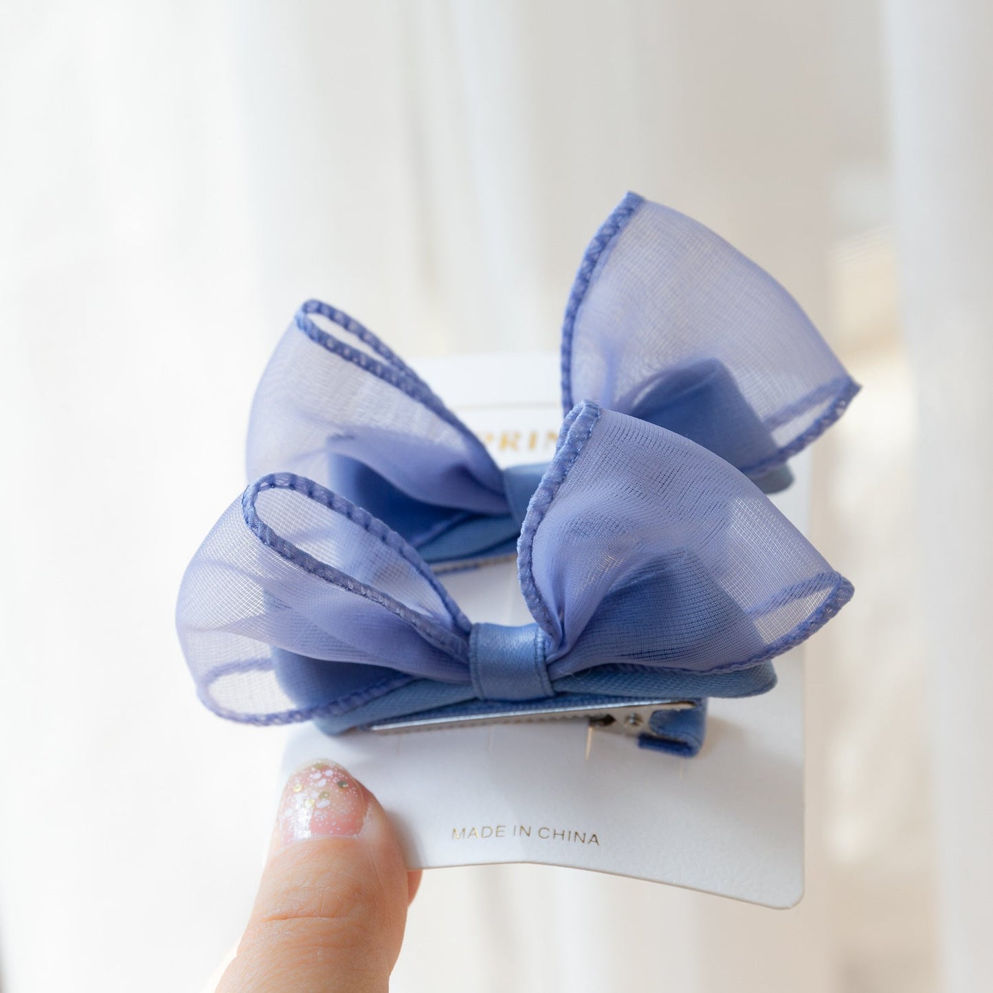 Baby Kid Girls Solid Color Bow Headwear