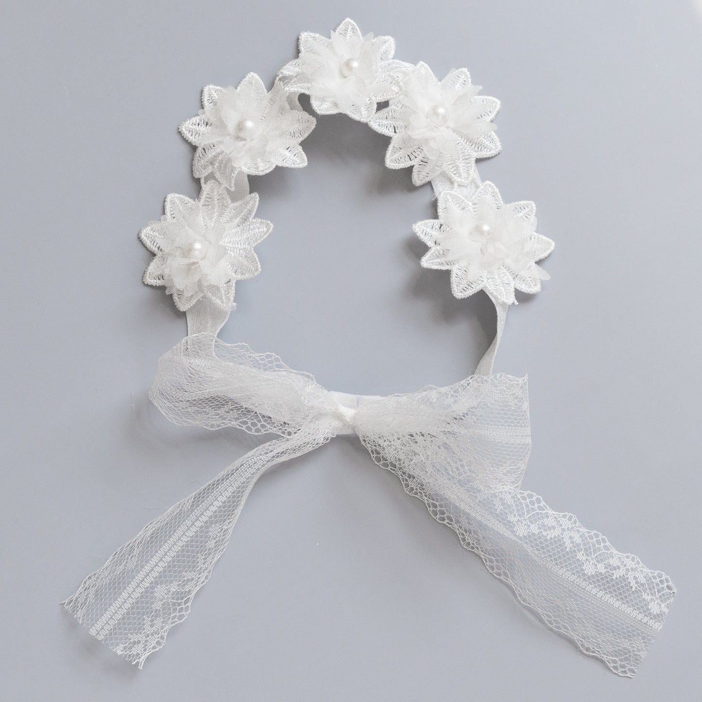 Baby Girls Flower Lace Dressy Headwear Wholesale 220620555