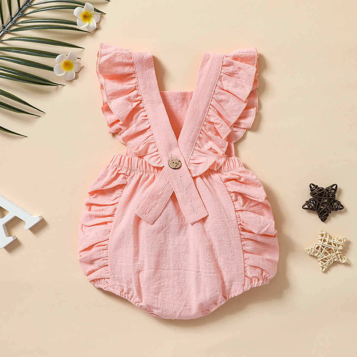 Baby Girls Letters Print Halloween Rompers