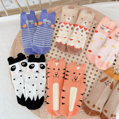 Baby Kid Unisex Striped Letters Polka dots Cartoon Accessories Socks Wholesale 220622122