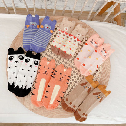 Baby Kid Unisex Striped Letters Polka dots Cartoon Accessories Socks Wholesale 220622122