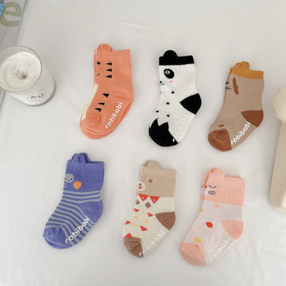 Baby Kid Unisex Striped Letters Polka dots Cartoon Accessories Socks Wholesale 220622122