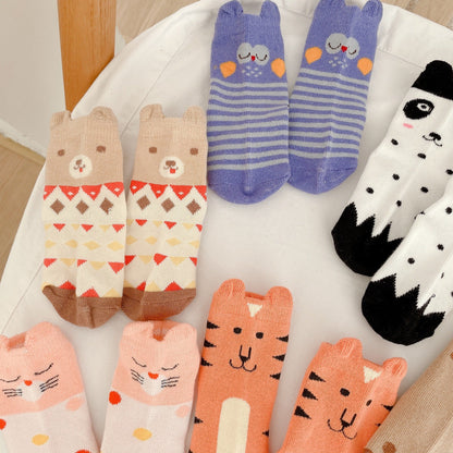 Baby Kid Unisex Striped Letters Polka dots Cartoon Accessories Socks Wholesale 220622122