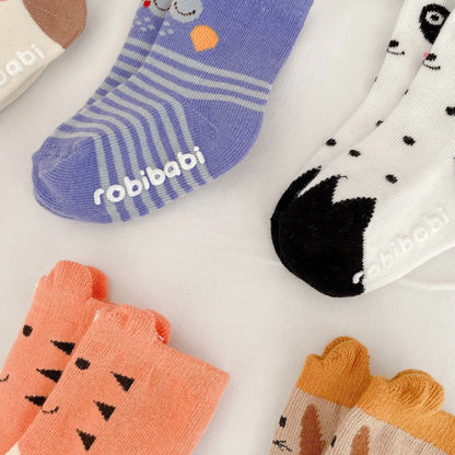 Baby Kid Unisex Striped Letters Polka dots Cartoon Accessories Socks Wholesale 220622122