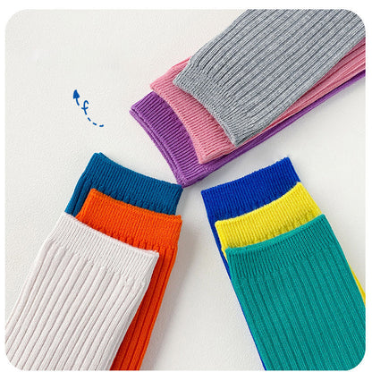 Kid Big Kid Unisex Solid Color Accessories Socks