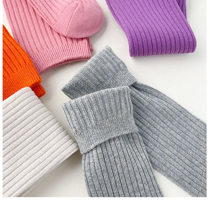 Kid Big Kid Unisex Solid Color Accessories Socks