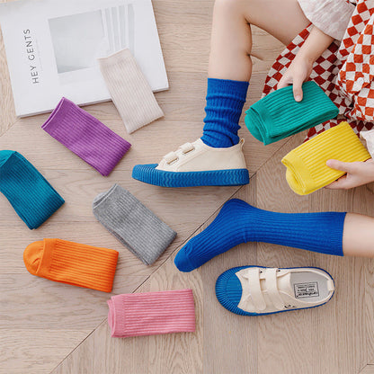 Kid Big Kid Unisex Solid Color Accessories Socks