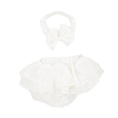 Baby Girls Solid Color Bow Shorts Accessories Headwear