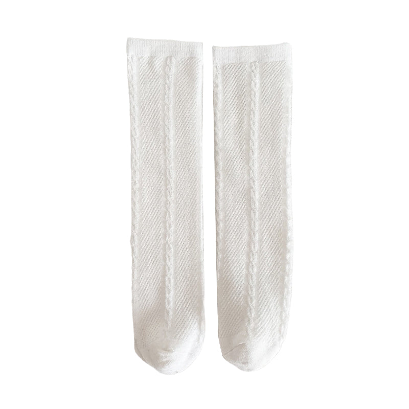 Girls Solid Color Accessories Socks