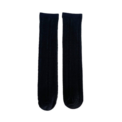 Girls Solid Color Accessories Socks