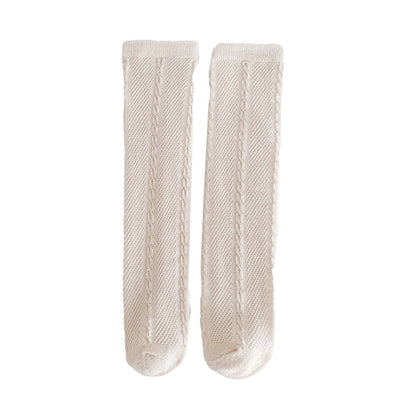 Girls Solid Color Accessories Socks