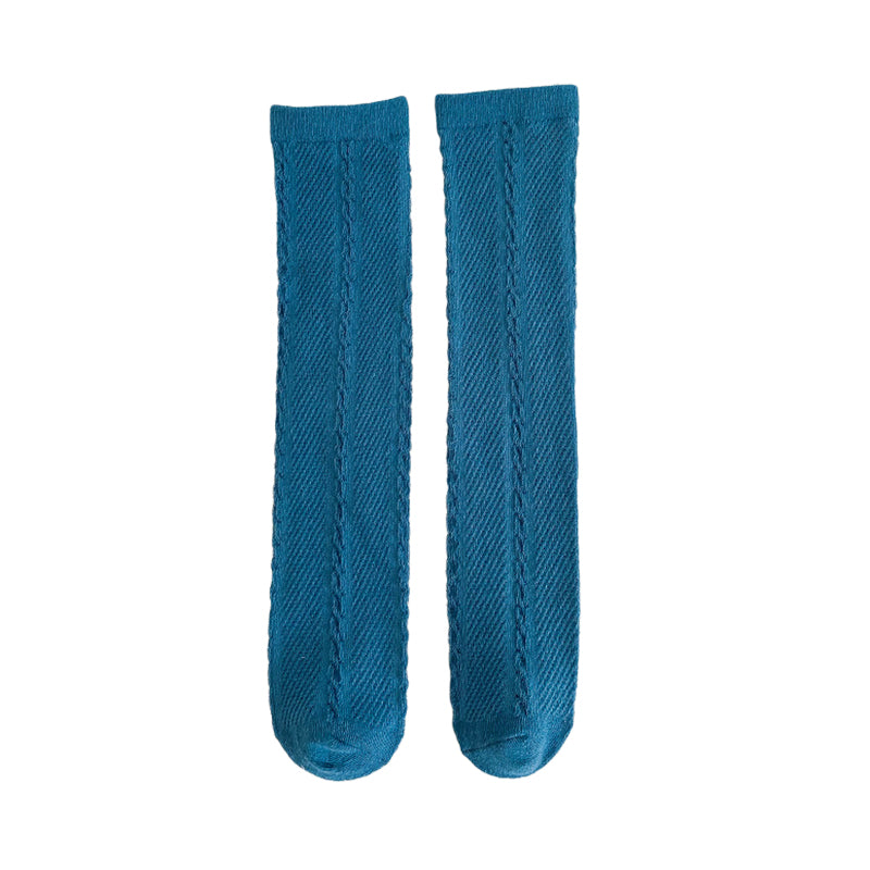 Girls Solid Color Accessories Socks