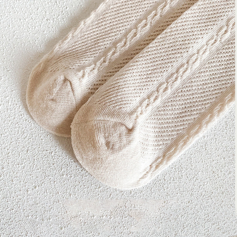 Girls Solid Color Accessories Socks