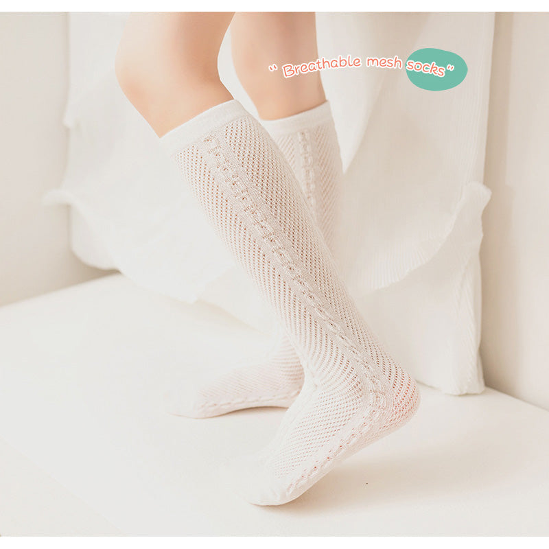 Girls Solid Color Accessories Socks