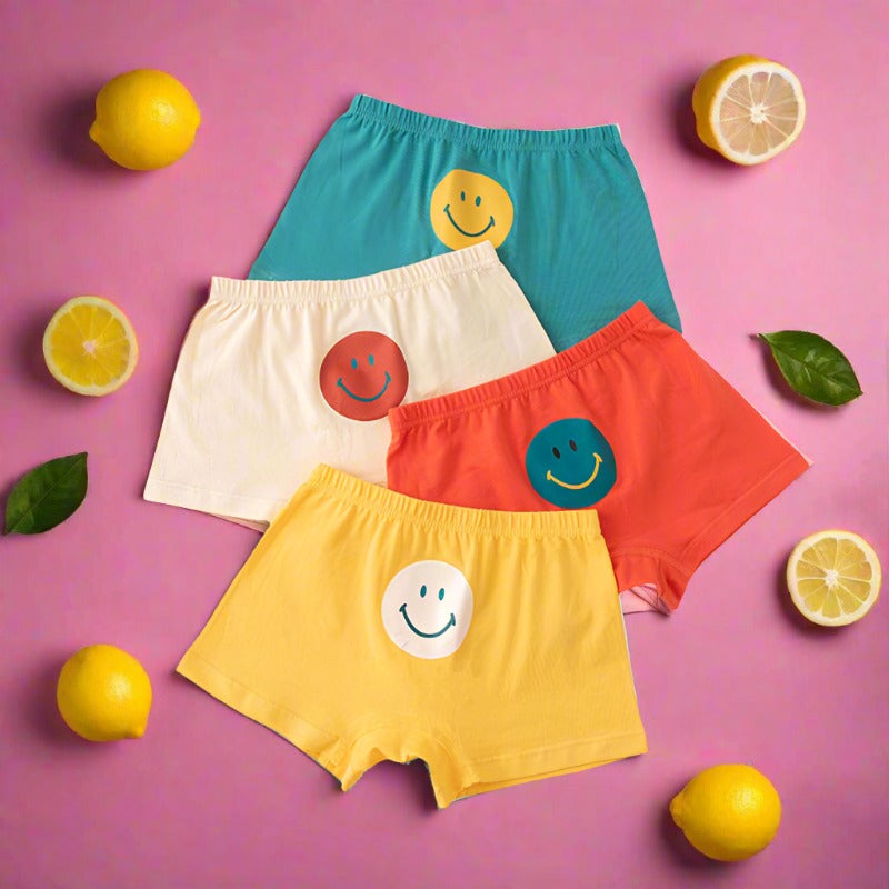 Baby Kid Boys Flower Fruit Animals Cartoon Print Underwears