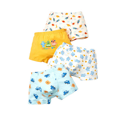 Baby Kid Boys Flower Fruit Animals Cartoon Print Underwears