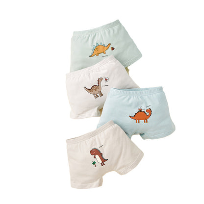 Baby Kid Boys Flower Fruit Animals Cartoon Print Underwears