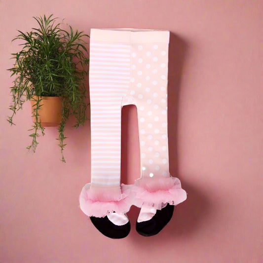 Baby Kid Girls Striped Polka dots Print Accessories Socks