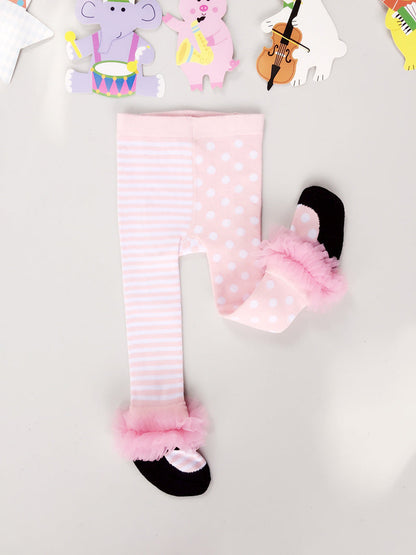 Baby Kid Girls Striped Polka dots Print Accessories Socks