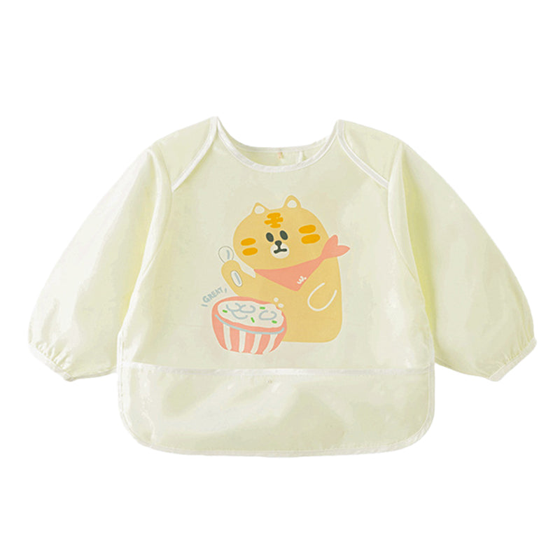 Baby Unisex Cartoon Print Baby Bibs