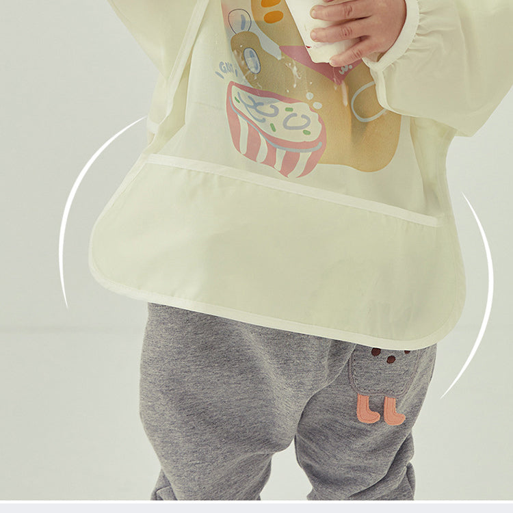 Baby Unisex Cartoon Print Baby Bibs