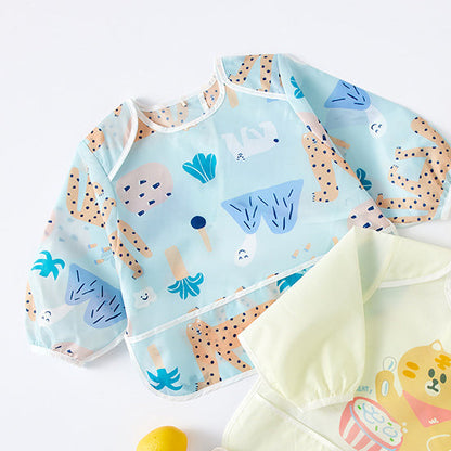 Baby Unisex Cartoon Print Baby Bibs
