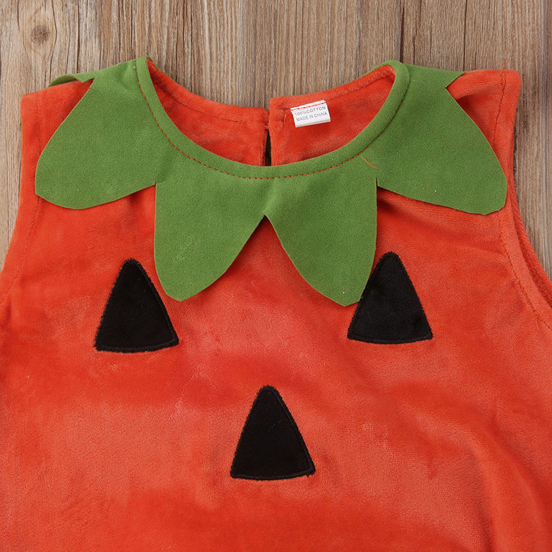 Baby Kid Unisex Print Halloween Rompers Hats Wholesale 22072695