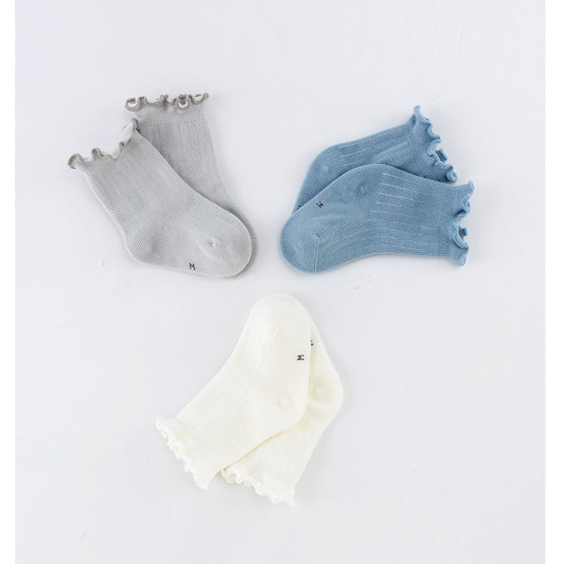 Unisex Solid Color Accessories Socks