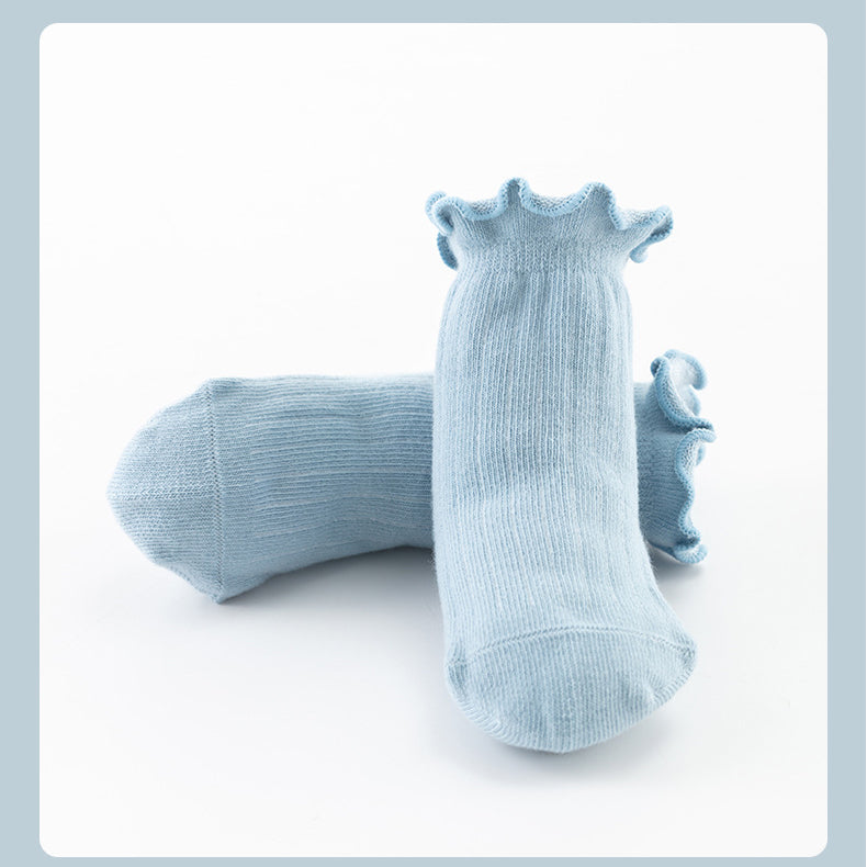 Unisex Solid Color Accessories Socks