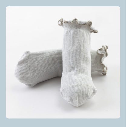Unisex Solid Color Accessories Socks