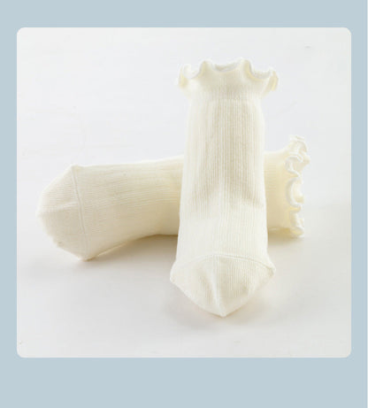 Unisex Solid Color Accessories Socks