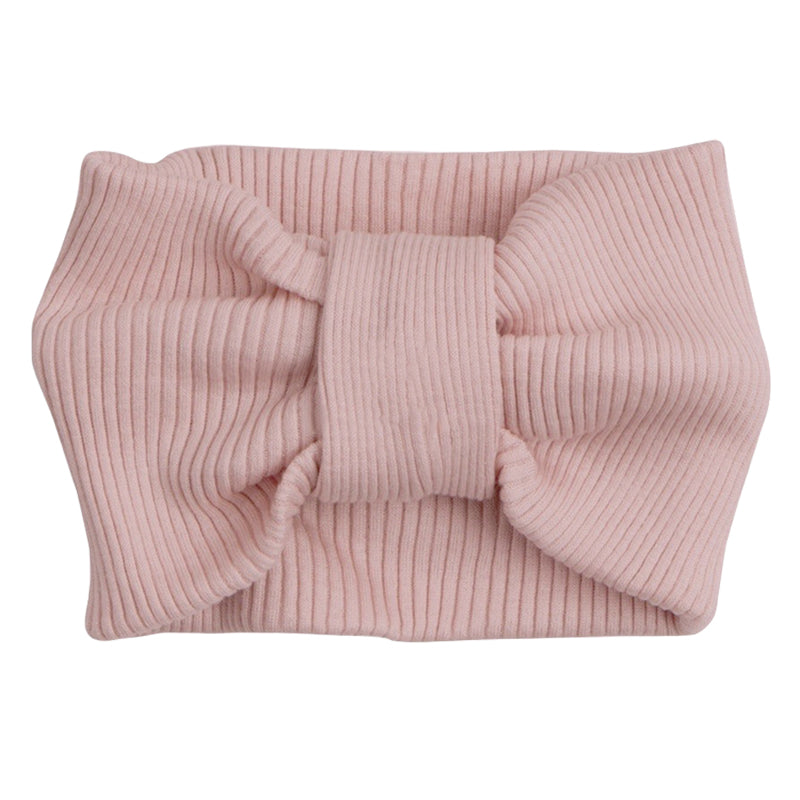 Girls Solid Color Striped Accessories Headwear