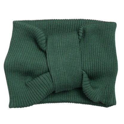 Girls Solid Color Striped Accessories Headwear