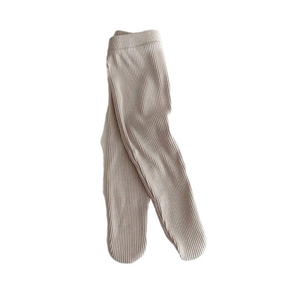 Baby Unisex Solid Color Muslin&Ribbed Accessories Socks Wholesale 22082468