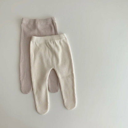 Baby Unisex Solid Color Muslin&Ribbed Accessories Socks Wholesale 22082468