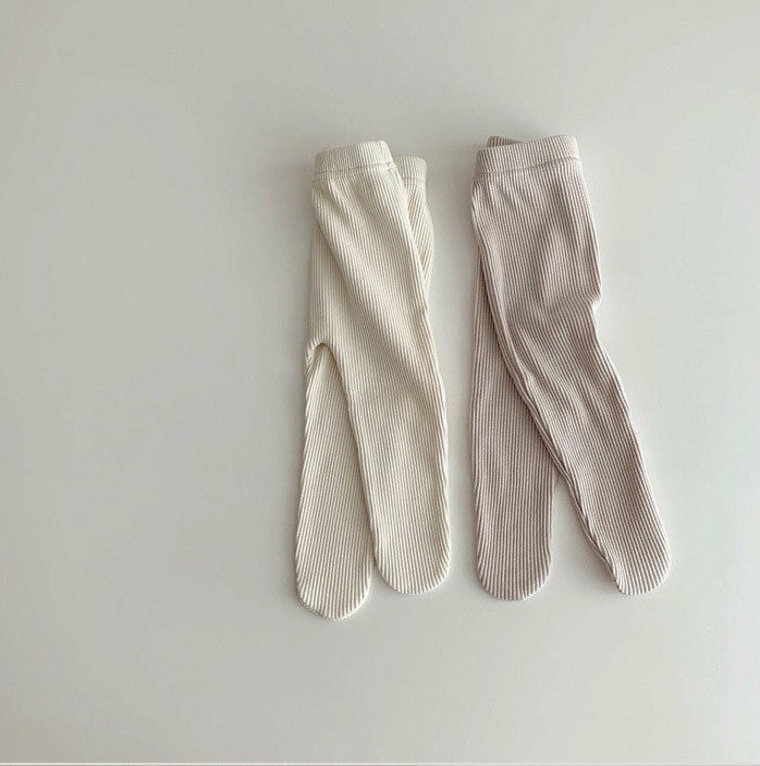 Baby Unisex Solid Color Muslin&Ribbed Accessories Socks Wholesale 22082468