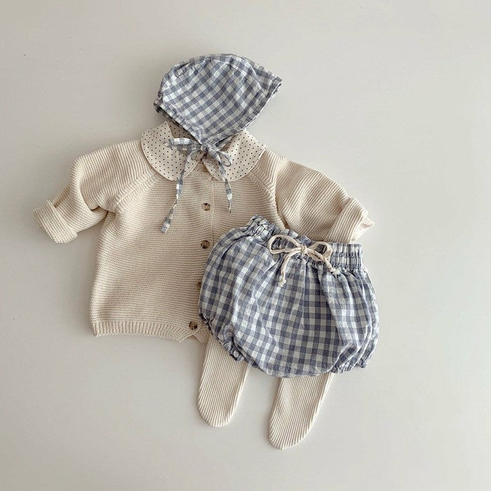 Baby Unisex Solid Color Muslin&Ribbed Accessories Socks Wholesale 22082468