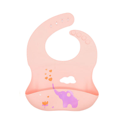 Baby Unisex Dinosaur Cartoon Print Baby Bibs