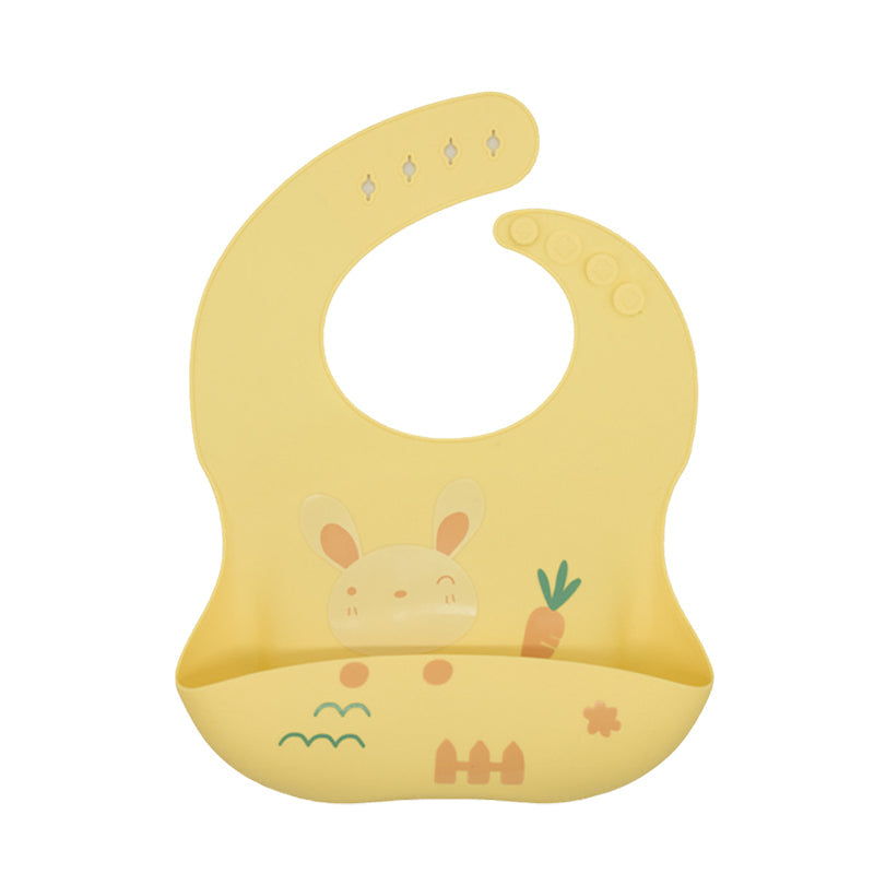 Baby Unisex Dinosaur Cartoon Print Baby Bibs
